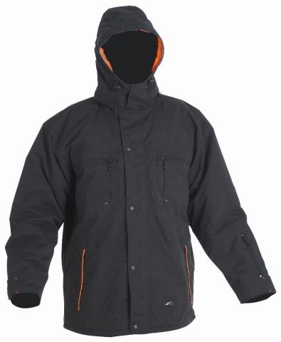 CERVA Pracovní bunda EMERTON WINTER, černá